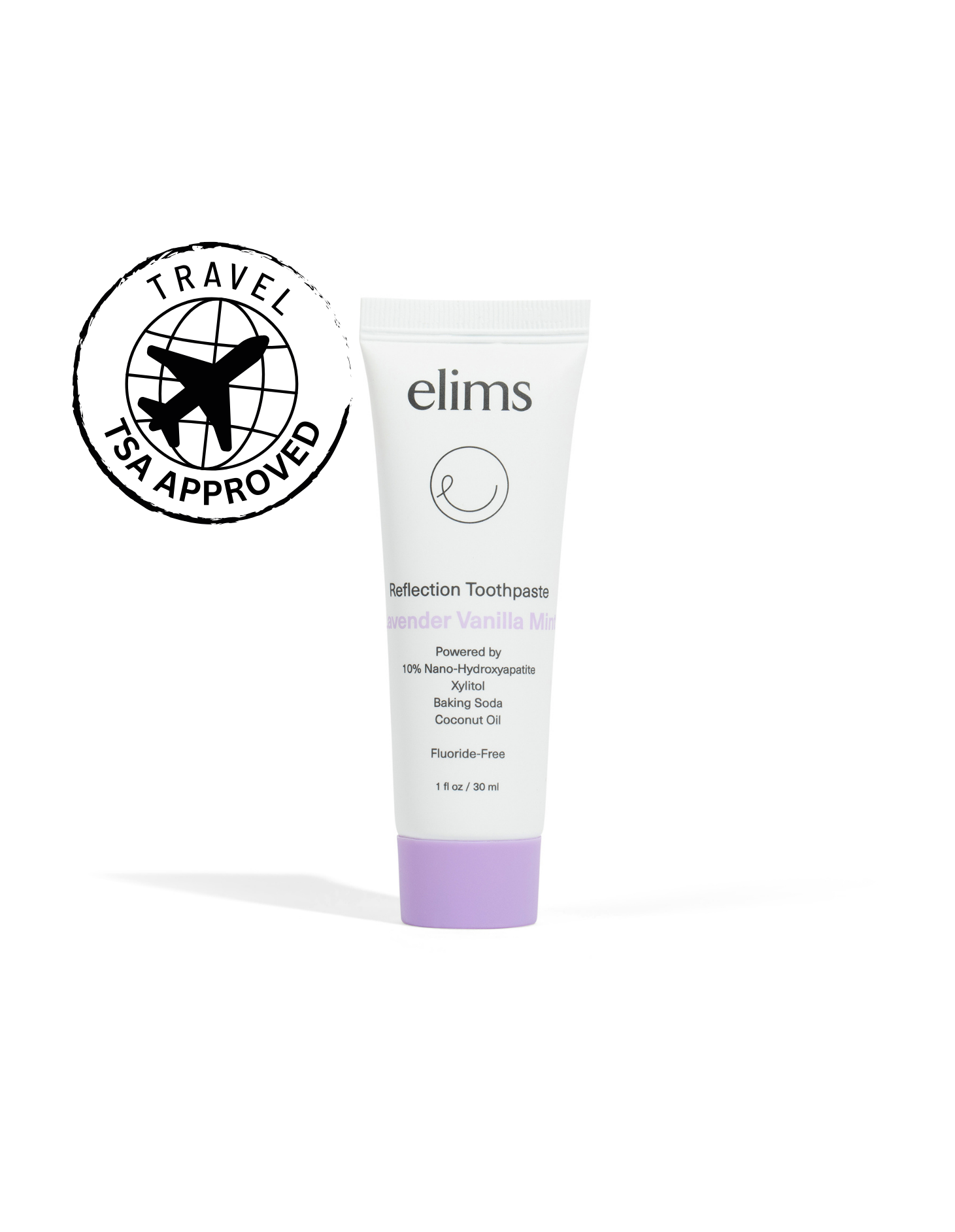 Travel Size Toothpaste in Lavender Vanilla Mint (1 oz) – elims