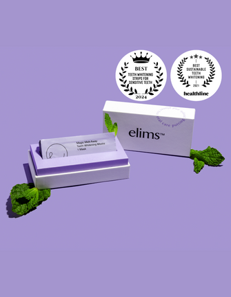 Magic Melt-Away Teeth Whitening by ELIMS. Clinically proven to lighten teeth upto 7 shades in 14 days. Totally enamel safe! Made for sensitive teeth.