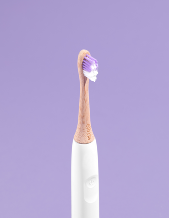 Beautiful and sustainable bamboo electric toothbrush heads in a four pack. Compatible with Philips Sonicare electric toothbrushes. 4-pack of ELIMS bamboo electric toothbrush replacement heads compatible with Philips Sonicare.