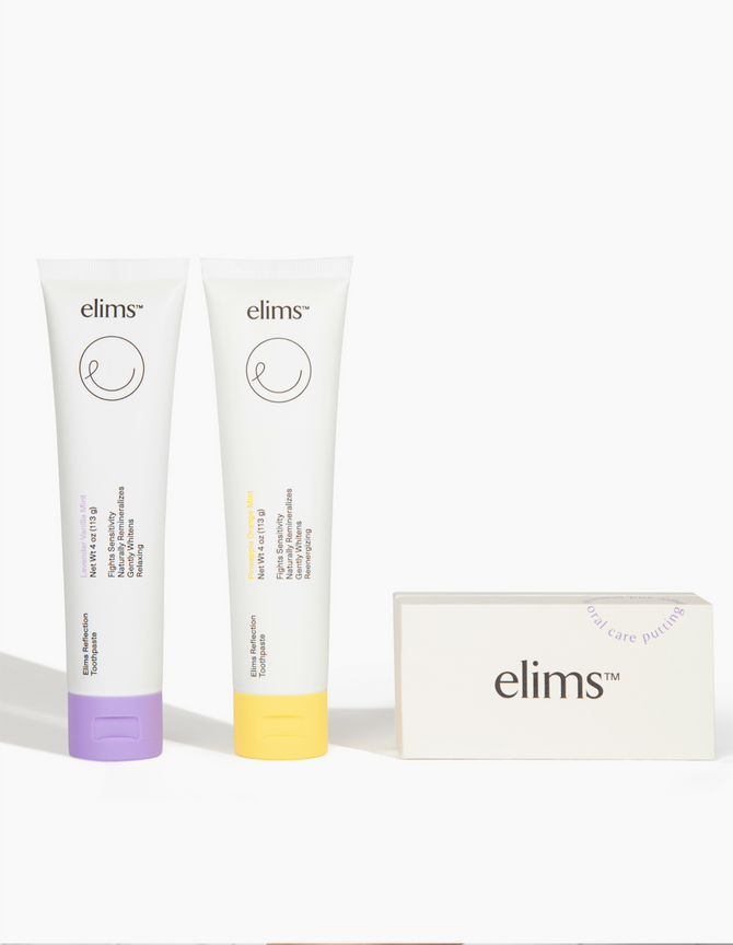 Elims Toothpaste Full Size Oral Care Bundle – elims
