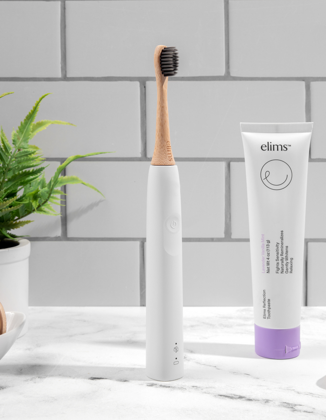 Electric Toothbrush Bamboo Heads with Activated Charcoal 4 Pack